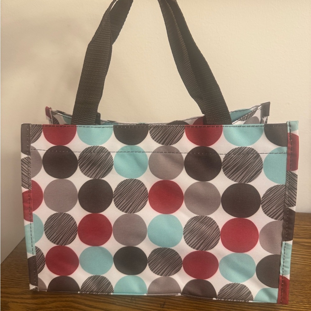 Thirty-One All in One Mini Organizer in the retired "Minty Chip" pattern. NWOT